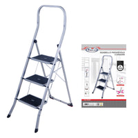 MAURY'S SGABELLO SCALA PIEGHEVOLE A 3 GRADINI