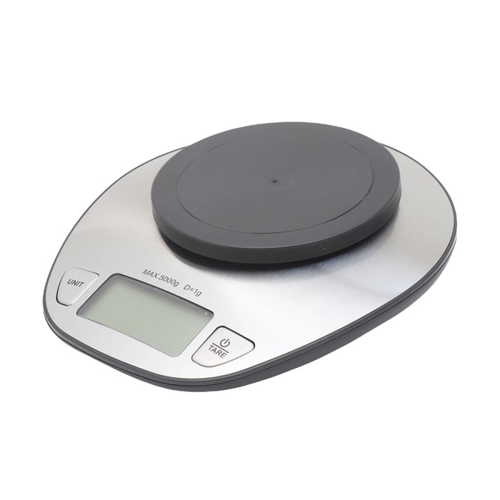 HIGH-TECH BILANCIA DIGITALE IN ACCIAIO INOX CON CIOTOLA PORTATA MASSIMA 5 KG