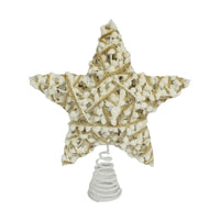SNOWBALL PUNTALE  A STELLA IN COLORE ORO