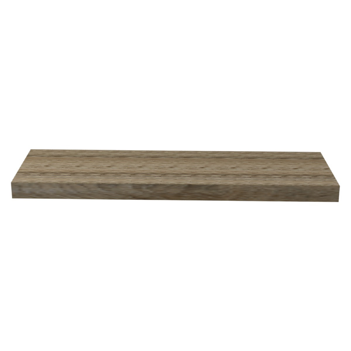 MAURY'S MENSOLA RETTANGOLARE 80 X 25 X H3.8 CM IN COLORE MARRONE