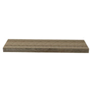 MAURY'S MENSOLA RETTANGOLARE 80 X 25 X H3,8 CM IN COLORE MARRONE