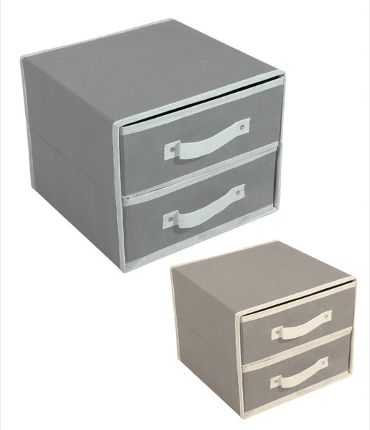 MAURY'S SMART BOX CON 2 CASSETTI 30 X 30 X H25 CM IN COLORE ASSORTITO