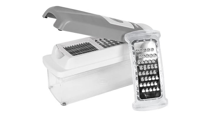 MAURY'S AFFETTA & GRATTUGIA MULTIUSO CON LAME IN ACCIAIO