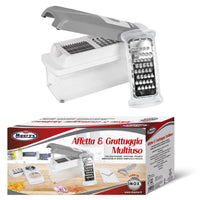 MAURY'S AFFETTA & GRATTUGIA MULTIUSO CON LAME IN ACCIAIO