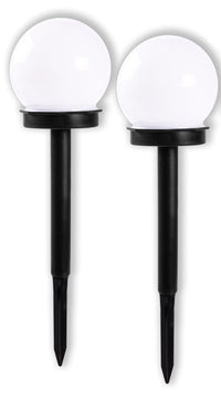 MAURY'S SET 2 LAMPADE SOLARI A SFERA 10 X H32 CM