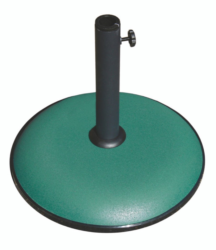 MAURY'S BASE PER OMBRELLONE TONDA IN COLORE VERDE DA 25 KG