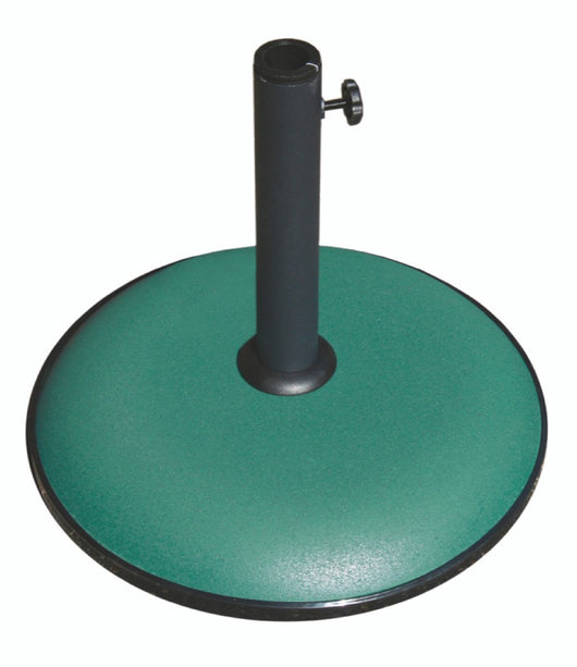MAURY'S BASE PER OMBRELLONE TONDA IN COLORE VERDE DA 25 KG