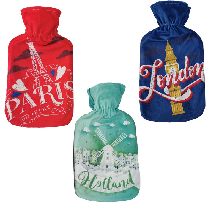 MAURY'S BORSA PER ACQUA CALDA TRAVEL IN DECORAZIONE ASSORTITA