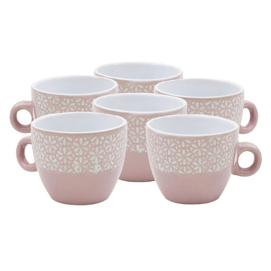 MAURY'S SET 6 TAZZINE DAISY PER CAFFÈ IN COLORE ASSORTITO