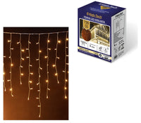 HIGH-TECH TENDA A CADUTA SFALSATA CON 736 LUCI LED IN COLORE BIANCO CALDO