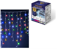 HIGH-TECH TENDA A CADUTA SFALSATA CON 288 LUCI LED MULTICOLOR