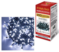 HIGH-TECH FILO A BATTERIA CON 100 LUCI LED GHIACCIO LUNGHEZZA 10,3 MT