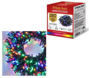 HIGH-TECH FILO A BATTERIA CON 180 LED MULTICOLORE DA 10,3 METRI OKX