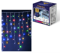 HIGH-TECH TENDA A CADUTA SFALSATA CON 736 LUCI LED MULTICOLOR