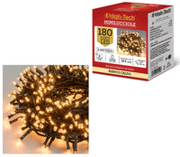 HIGH-TECH FILO A BATTERIA CON 180 LED BIANCO CALDO DA 10,3 METRI