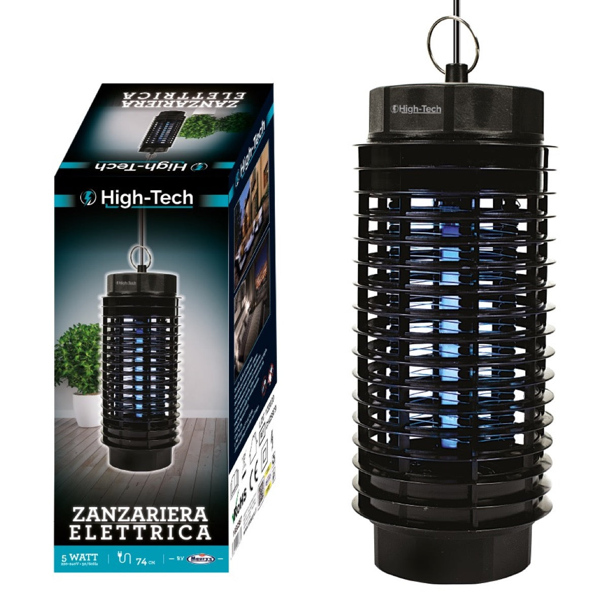 MAURY'S HIGH-TECH ZANZIERA ELETTRICA DA 30 CM POTENZA 5 W