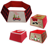 MA MAISON COPRI BASE SOTTOALBERO CHRISTMAS CM 80X60X23 CM STILE NATALIZIO FANTASIA ASSORTITA