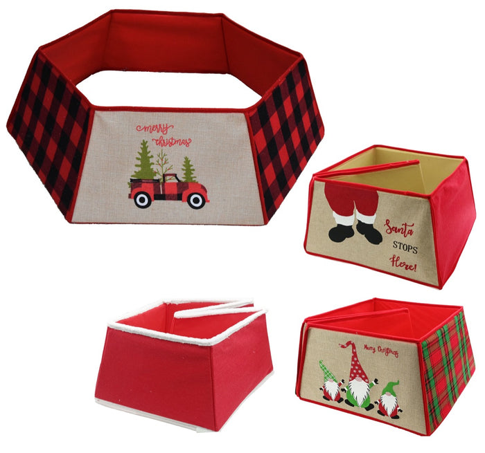 MA MAISON COPRI BASE SOTTOALBERO CHRISTMAS CM 80X60X23 CM STILE NATALIZIO FANTASIA ASSORTITA