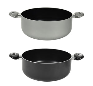 CASSERUOLA CHEF INDUCTION CON 2 MANICI 28 CM COLORI ASSORTITI