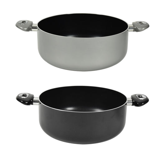 CASSERUOLA CHEF INDUCTION CON 2 MANICI 28 CM COLORI ASSORTITI