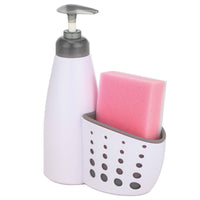 MAURY'S DISPENSER PER SAPONE DA CUCINA CON SPUGNA A POIS