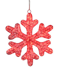 HIGH-TECH FIOCCO DI NEVE 210 LED ROSSO CM. 60