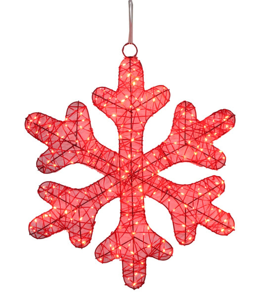 HIGH-TECH FIOCCO DI NEVE 210 LED ROSSO CM. 60