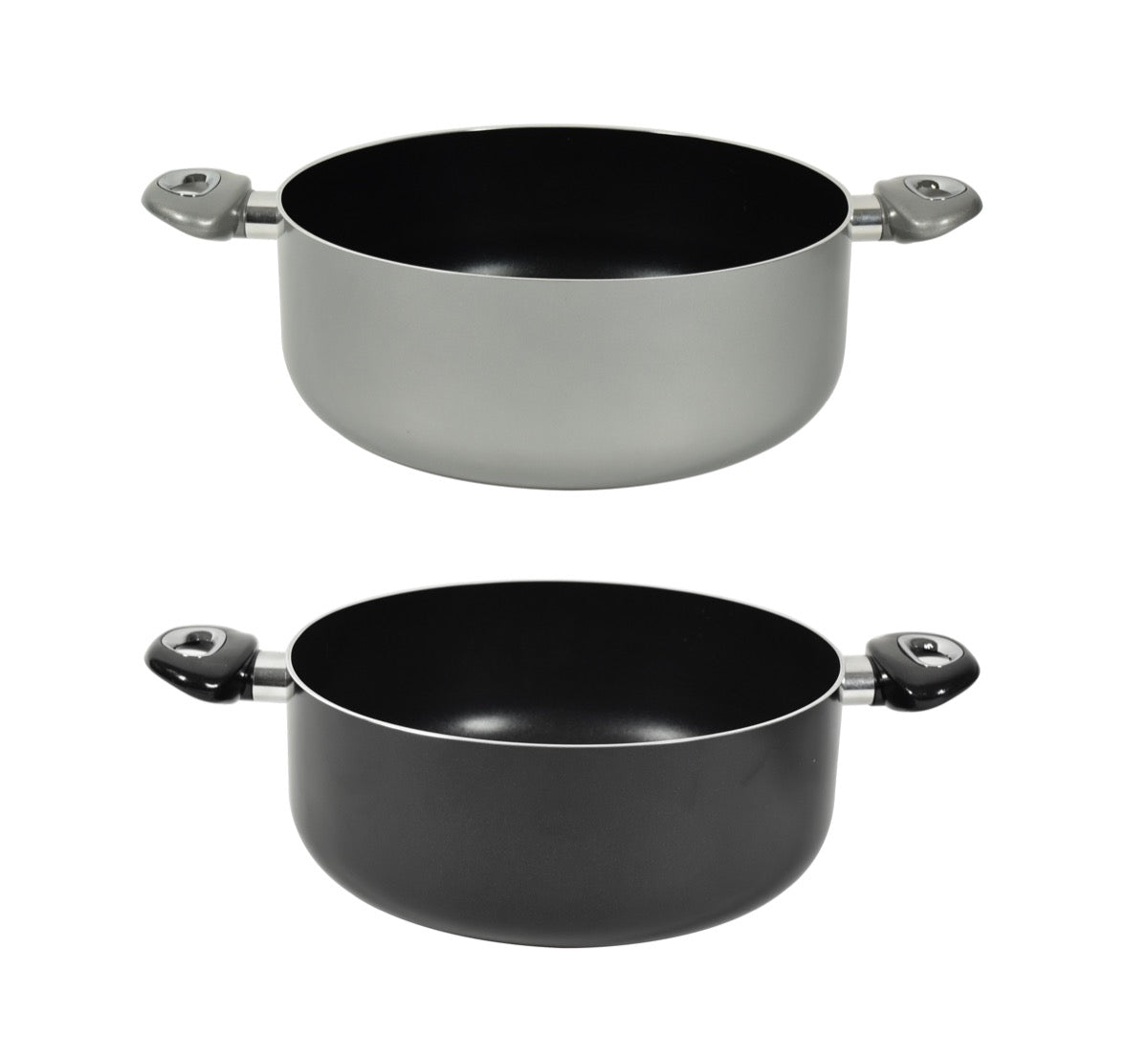 CASSERUOLA CHEF INDUCTION CON 2 MANICI 26 CM COLORI ASSORTITI