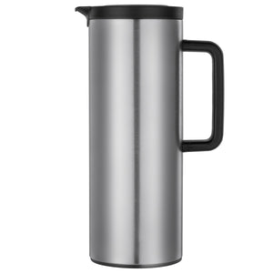 MA MAISON CARAFFA TERMICA INOX CM.11X30 H CON COMODO MANICO IN COLORAZIONE ACCIAIO
