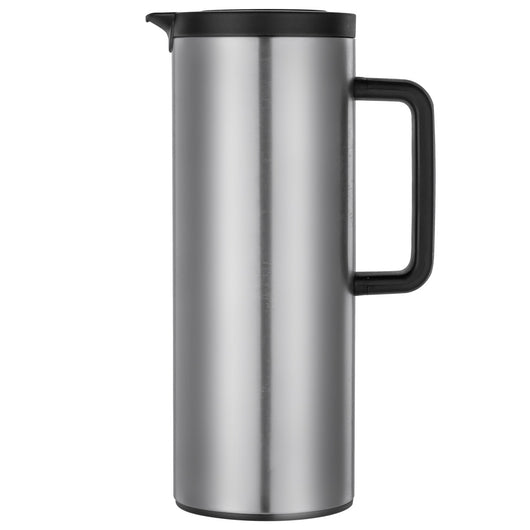 MA MAISON CARAFFA TERMICA INOX CM.11X30 H CON COMODO MANICO IN COLORAZIONE ACCIAIO