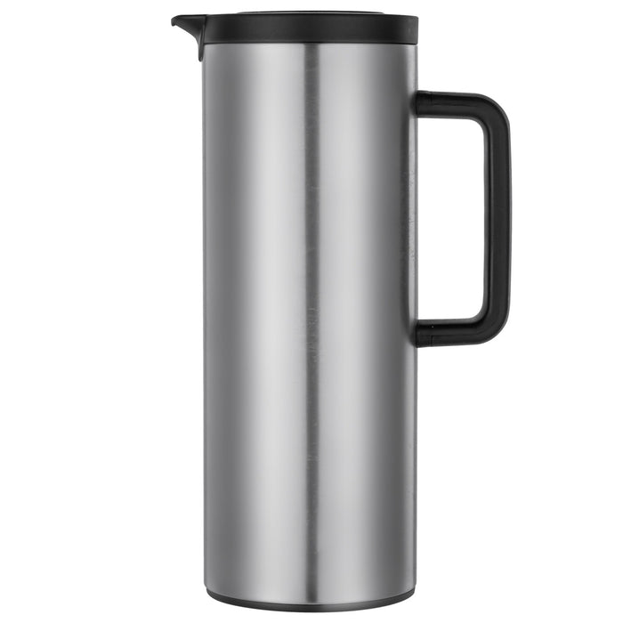 MA MAISON CARAFFA TERMICA INOX CM.11X30 H CON COMODO MANICO IN COLORAZIONE ACCIAIO