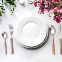 MAURY'S SET POSATE MARY IN CONFEZIONE DA 24 PEZZI IN COLORE CIPRIA