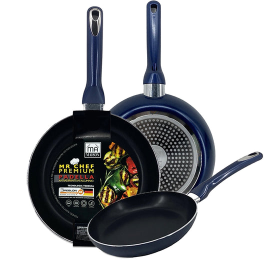 MA MAISON MR CHEF PREMIUM PADELLA CM.30 ANTIADERENTE IN ALLUMINIO CUCINA TRADIZIONALE E INDUZIONE