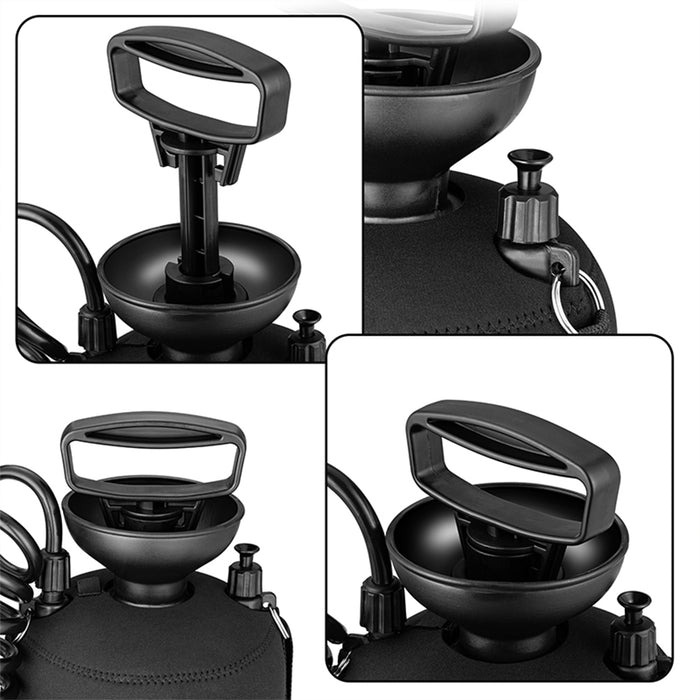 Doccia Multifunzione da Esterno 5L Portatile Tracolla Innaffiatoio Irrigatore