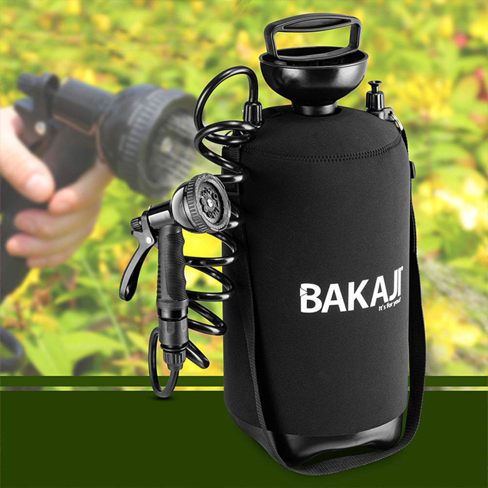 Doccia Multifunzione da Esterno 12L Portatile Tracolla Innaffiatoio Irrigatore