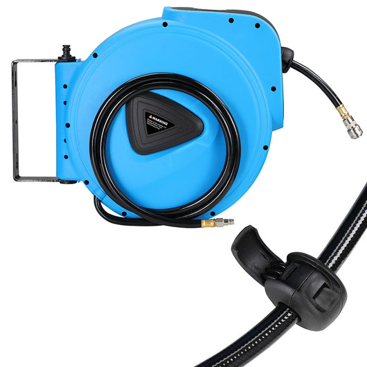 Avvolgitubo Aria Compressa ABS Tubo pvc 30mt Attacco 1/4 Riavvolgimento automatico
