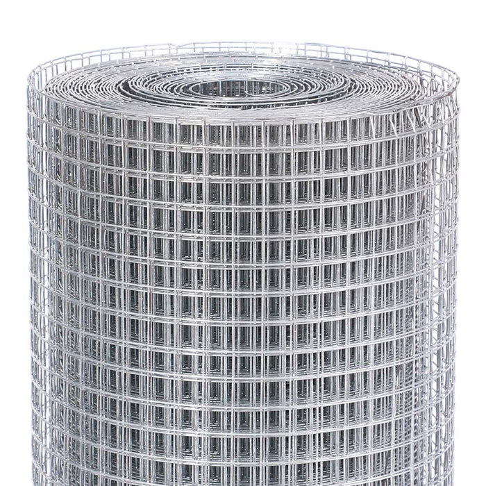 Recinzione Rete Metallica Elettrosaldata H 1 x 15MT Maglia 12x12mm Antiruggine