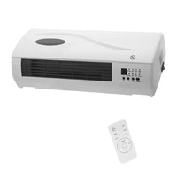 Termoconvettore Elettrico da Parete 3 Modalità Timer 24h 50x19x11cm Telecomando