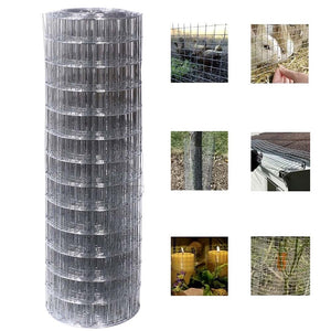 Recinzione Rete Metallica Elettrosaldata H 1 x 15MT Maglia 12x12mm Antiruggine