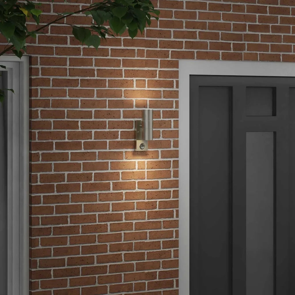 Lampada da Parete Esterna Argento 7 x 10 x 22 cm CFW9100121