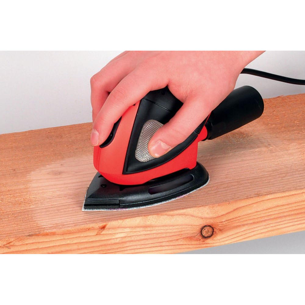 Fogli Abrasivi per Levigatrice a Delta Legno e Metallo 4 Fori Wolfcraft 10 PZ