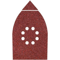 Fogli Abrasivi per Levigatrice a Delta 8 Fori Wolfcraft 10 PZ Grana: 40