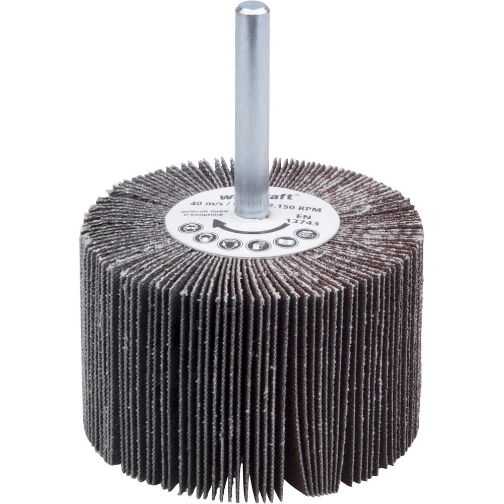 Mola a Lamelle Abrasiva Wolfcraft per Sabbiare da Trapano Grana: 80