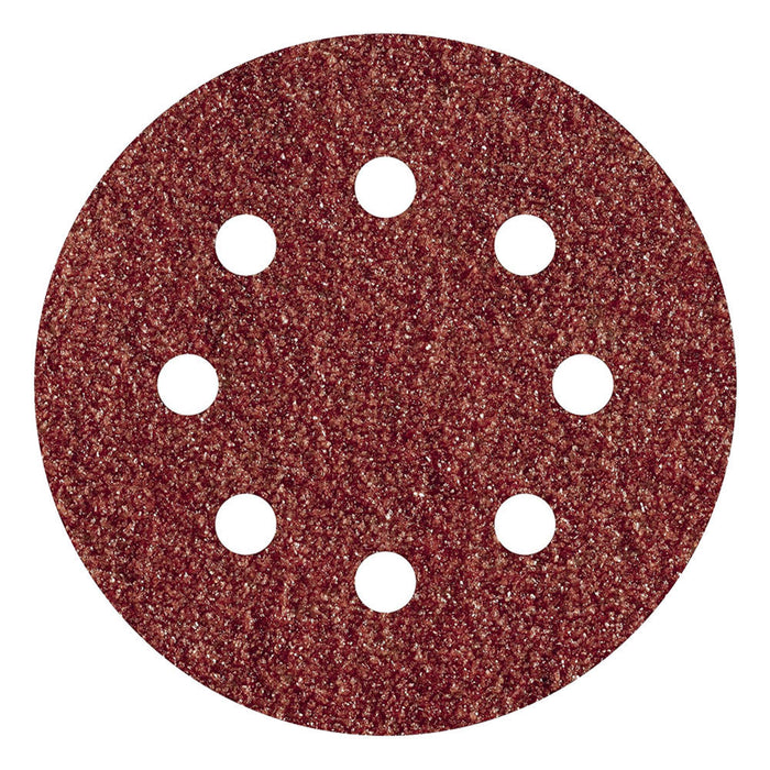 Dischi Abrasivi Adesivi per Levigatrice Eccentrica 125 mm Wolfcraft 5 PZ Grana: 180