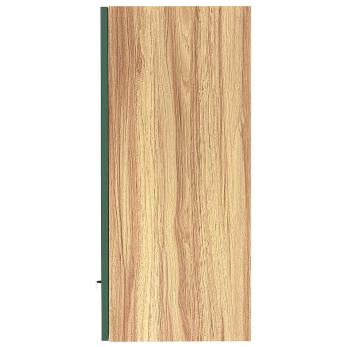 Pensile da Cucina Armadio Sospeso da Parete Anta Singola in Legno Colore Verde