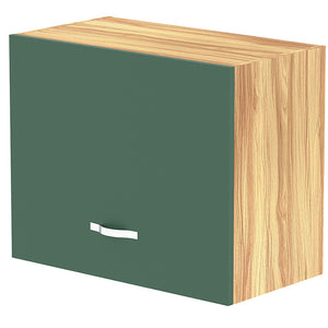 Pensile da Cucina Ribaltabile Muro Armadio Sospeso in Legno Parete Colore Verde