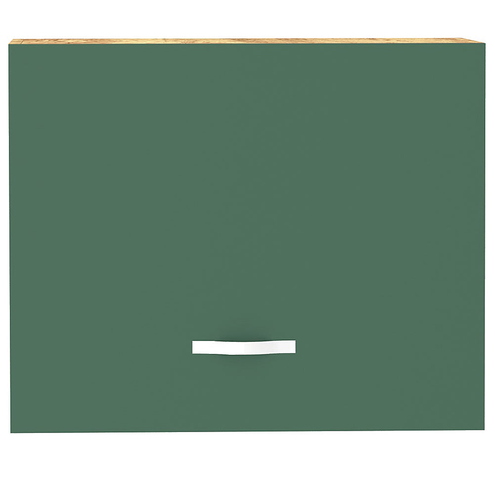 Pensile da Cucina Ribaltabile Muro Armadio Sospeso in Legno Parete Colore Verde