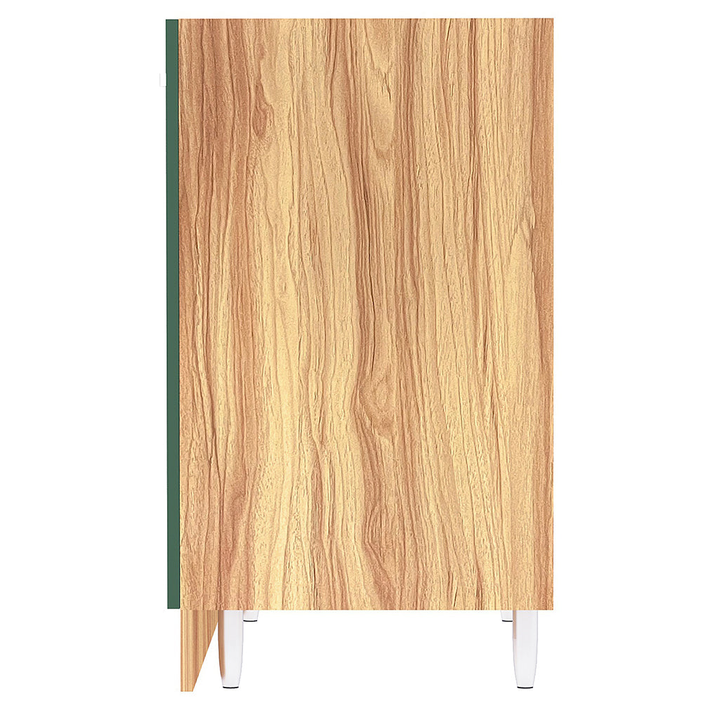 Mobile Sottolavello Cucina Componibile Mobiletto Legno Colore Verde con 2 Ante