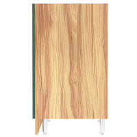 Mobile Sottolavello Cucina Componibile Mobiletto Legno Colore Verde con 2 Ante