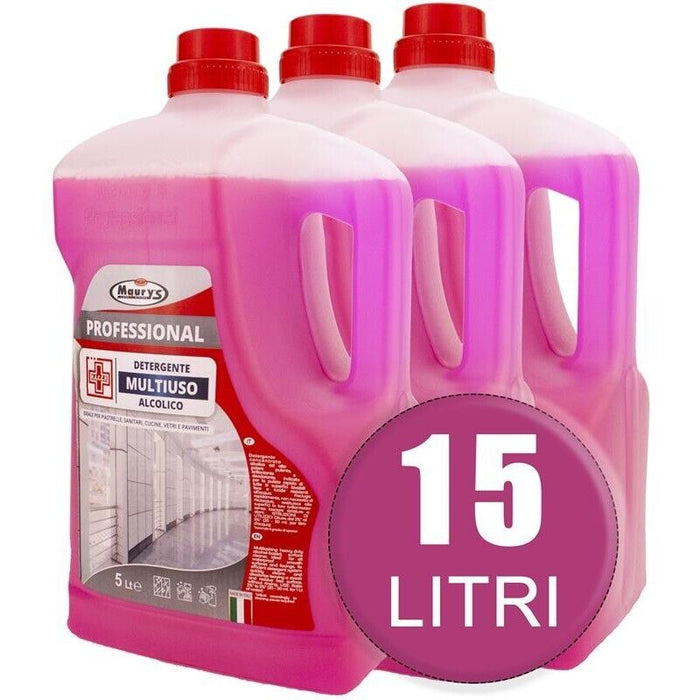 15LT MAURY'S PROFESSIONAL DETERGENTE PAVIMENTI ASCIUTTO RAPIDO IN CONF. DA 3X5LT